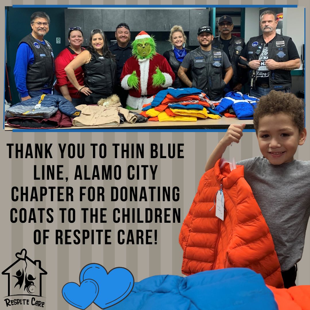 Thin Blue Line Gifts Coats to RCSA Thin Blue Line Gifts Coats to RCSA