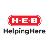 H-E-B Logo, Helping Here underneath